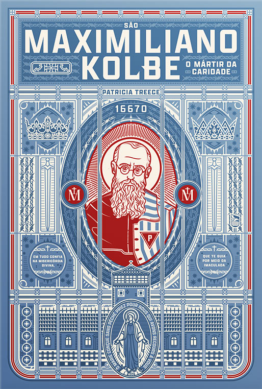 Capa do livro: São Maximiliano Kolbe - O Mártir da Caridade
